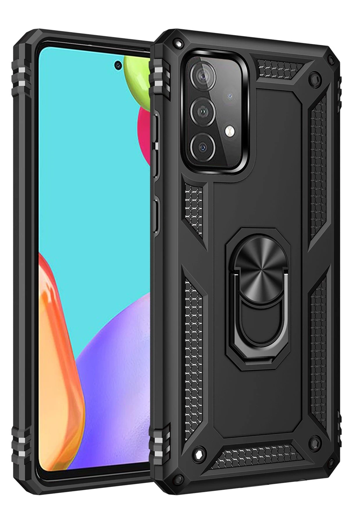newface-samsung-galaxy-a33-5g-kilif-sofya-yuzuklu-silikon-kapak-siyah-default Uray store Samsung Galaxy A33 5G Kılıf Sofya Yüzüklü Silikon Kapak - Siyah - Görsel 1
