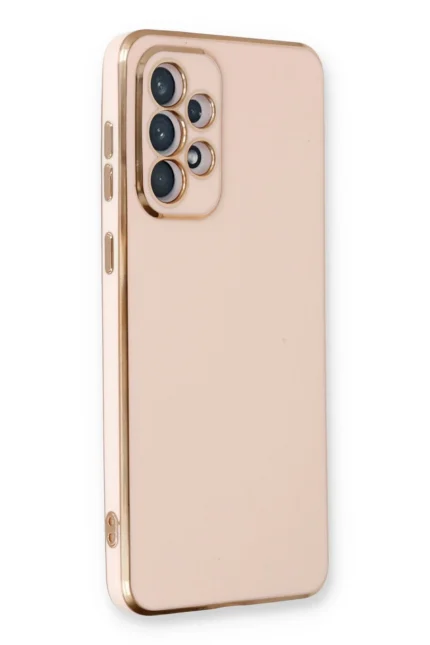 Uray store Samsung Galaxy A33 5G Kılıf Volet Silikon - Pembe