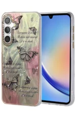 Uray store Samsung Galaxy A34 5G Kılıf Blade Aynalı Desenli Kapak - Desen 6