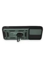 Uray store Samsung Galaxy A34 5G Kılıf Pars Lens Yüzüklü Silikon - Yeşil - Görsel 3
