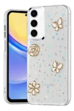 Uray store Samsung Galaxy A35 5G Fiyonk Desenli Kapak - Desen 10