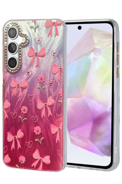 Uray store Samsung Galaxy A35 5G Kılıf Blade Aynalı Desenli Kapak - Desen 3