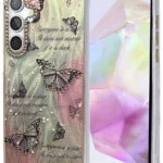Uray store Samsung Galaxy A35 5G Kılıf Blade Aynalı Desenli Kapak - Desen 6