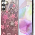 Uray store Samsung Galaxy A35 5G Kılıf Blade Aynalı Desenli Kapak - Desen 7