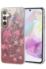 Uray store Samsung Galaxy A35 5G Kılıf Blade Aynalı Desenli Kapak - Desen 7