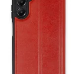 Uray store Samsung Galaxy A35 5G Kılıf Flip Cover - Kırmızı