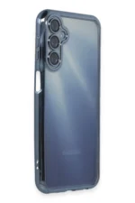 Uray store Samsung Galaxy A35 5G Kılıf Razer Lensli Silikon - Açık Mavi - Görsel 2