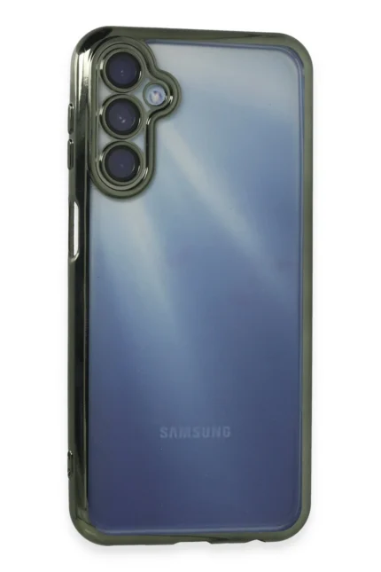 Uray store Samsung Galaxy A35 5G Kılıf Razer Lensli Silikon - Yeşil