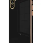 Uray store Samsung Galaxy A35 5G Kılıf Volet Silikon - Siyah