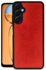 Uray store Samsung Galaxy A36 Kılıf Aras Deri Kapak - Kırmızı - Görsel 2