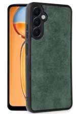 Uray store Samsung Galaxy A36 Kılıf Aras Deri Kapak - Koyu Yeşil