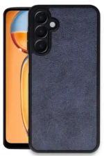 Uray store Samsung Galaxy A36 Kılıf Aras Deri Kapak - Lacivert - Görsel 2