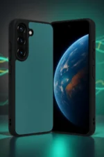 Uray store Samsung Galaxy A36 Kılıf Aras Deri Kapak - Pudra - Görsel 2