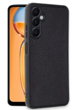 Uray store Samsung Galaxy A36 Kılıf Aras Deri Kapak - Siyah