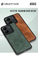 Uray store Samsung Galaxy A36 Kılıf Aras Deri Kapak - Siyah - Görsel 3
