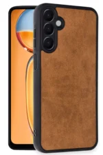 Uray store Samsung Galaxy A36 Kılıf Aras Deri Kapak - Taba
