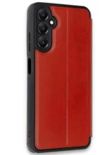 Uray store Samsung Galaxy A36 Kılıf Flip Cover - Kırmızı - Görsel 2