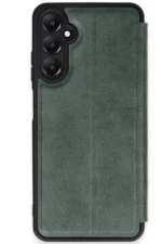 Uray store Samsung Galaxy A36 Kılıf Flip Cover - Koyu Yeşil