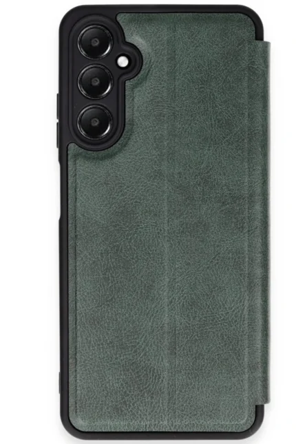 Uray store Samsung Galaxy A36 Kılıf Flip Cover - Koyu Yeşil