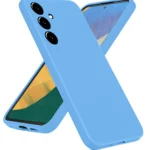 Uray store Samsung Galaxy A36 Kılıf Nano içi Kadife Silikon - Mavi