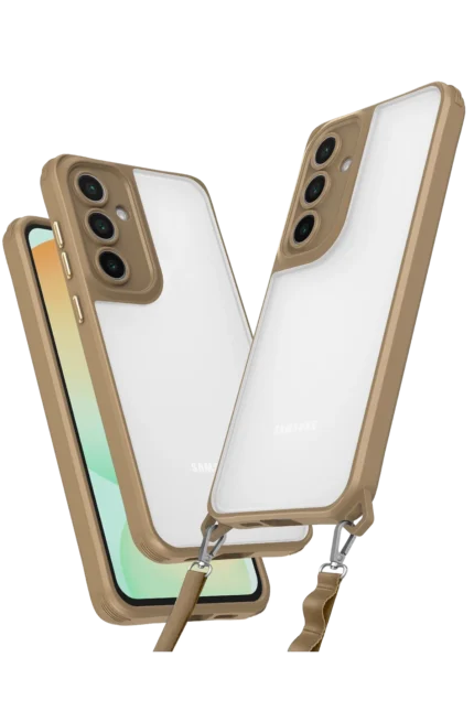 Uray store Samsung Galaxy A36 Kılıf Penta Silikon Kılıf - Çöl Titanyum
