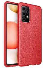 Uray store Samsung Galaxy A52 Kılıf Auto Focus Kapak - Kırmızı