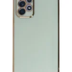 Uray store Samsung Galaxy A52 Kılıf Volet Silikon - Açık Yeşil