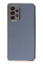 Uray store Samsung Galaxy A52 Kılıf Volet Silikon - Mavi