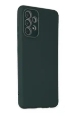 Uray store Samsung Galaxy A53 5G Kılıf Lansman Glass Kapak - Koyu Yeşil - Görsel 2