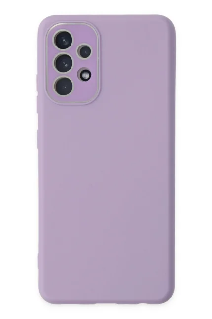 Uray store Samsung Galaxy A53 5G Kılıf Lansman Glass Kapak - Lila