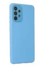 Uray store Samsung Galaxy A53 5G Kılıf Lansman Glass Kapak - Mavi - Görsel 2