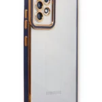 Uray store Samsung Galaxy A53 5G Kılıf Liva Lens Silikon - Mavi