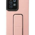 Uray store Samsung Galaxy A53 5G Kılıf Mega Standlı Silikon - Pudra