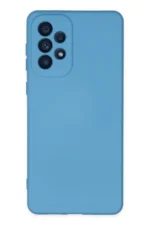 Uray store Samsung Galaxy A53 5G Kılıf Nano içi Kadife Silikon - Mavi