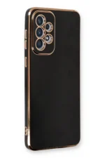 Uray store Samsung Galaxy A53 5G Kılıf Volet Silikon - Siyah