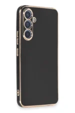 Uray store Samsung Galaxy A54 5G Kılıf Volet Silikon - Siyah - Görsel 2