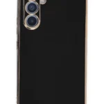 Uray store Samsung Galaxy A54 5G Kılıf Volet Silikon - Siyah