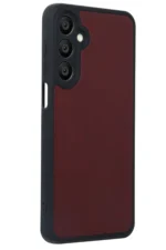Uray store Samsung Galaxy A55 5G Kılıf Aras Deri Kapak - Bordo - Görsel 3