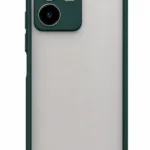 Uray store Vivo Y22 2022 Kılıf Montreal Silikon Kapak - Koyu Yeşil