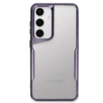 Uray store Samsung Galaxy A55 5G Kılıf Boyi Silikon Kapak - Derin Mor