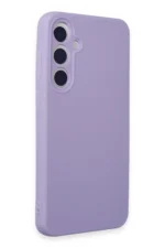 Uray store Samsung Galaxy A55 5G Kılıf Nano içi Kadife Silikon - Lila - Görsel 2