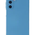 Uray store Samsung Galaxy A55 5G Kılıf Nano içi Kadife Silikon - Mavi