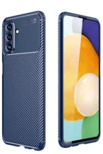 Uray store Samsung Galaxy A56 Kılıf Auto Focus Karbon Kapak - Lacivert - Görsel 2