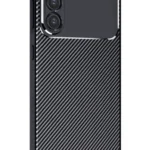 Uray store Samsung Galaxy A56 Kılıf Auto Focus Karbon Kapak - Siyah
