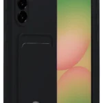 Uray store Samsung Galaxy A56 Kılıf Kelvin Kartvizitli Silikon - Siyah