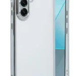 Uray store Samsung Galaxy A56 Kılıf Razer Lensli Silikon - Gümüş