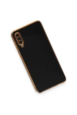 Uray store Samsung Galaxy A70 Kılıf Volet Silikon - Siyah - Görsel 3