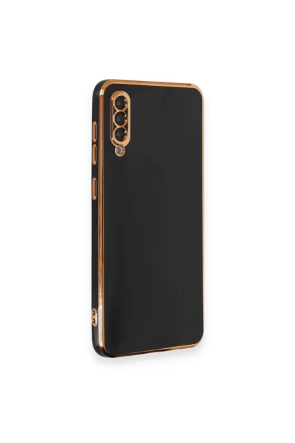 Uray store Samsung Galaxy A70 Kılıf Volet Silikon - Siyah