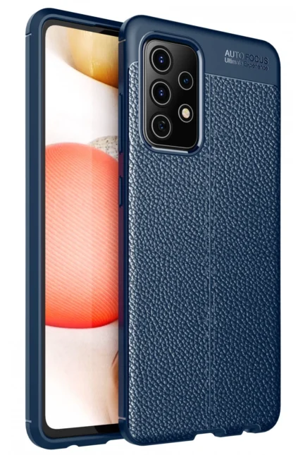 Uray store Samsung Galaxy A72 Kılıf Auto Focus Kapak - Lacivert