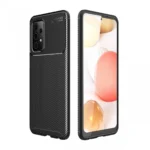Uray store Samsung Galaxy A72 Kılıf Auto Focus Karbon Kapak - Siyah